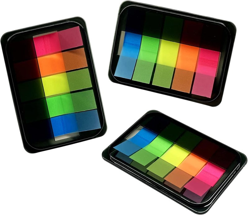 XLSFPY 300PCS Sticky Index Tabs, Transparent Sticky Page Markers Notes, Book Markers, Sticky Note Tabs, Page Tabs, Label Stickers, Small Pop Up Post Tabs Flags Stickers - Image 1